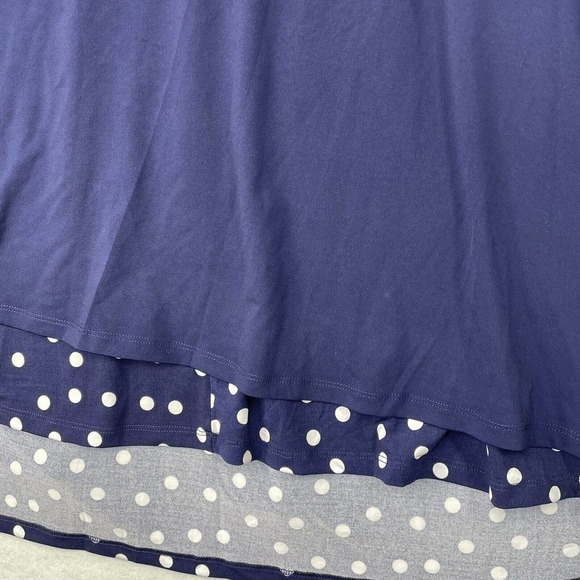 NWT Womens Plus Size 30/32 Evans 4X Blue Isabelle Layered Tunic‎ Top Blouse - Picture 11 of 16